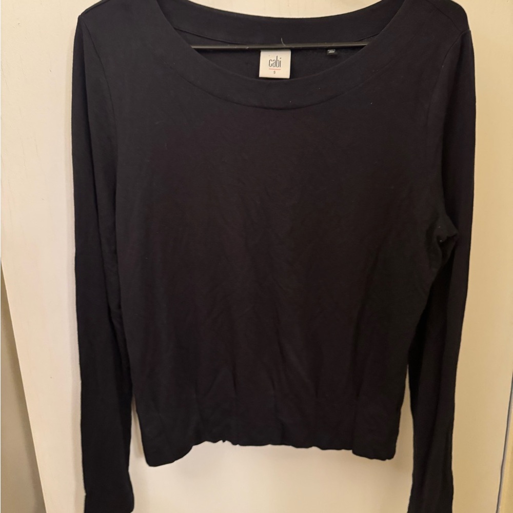CABI Black Long Sleeve Women's Top